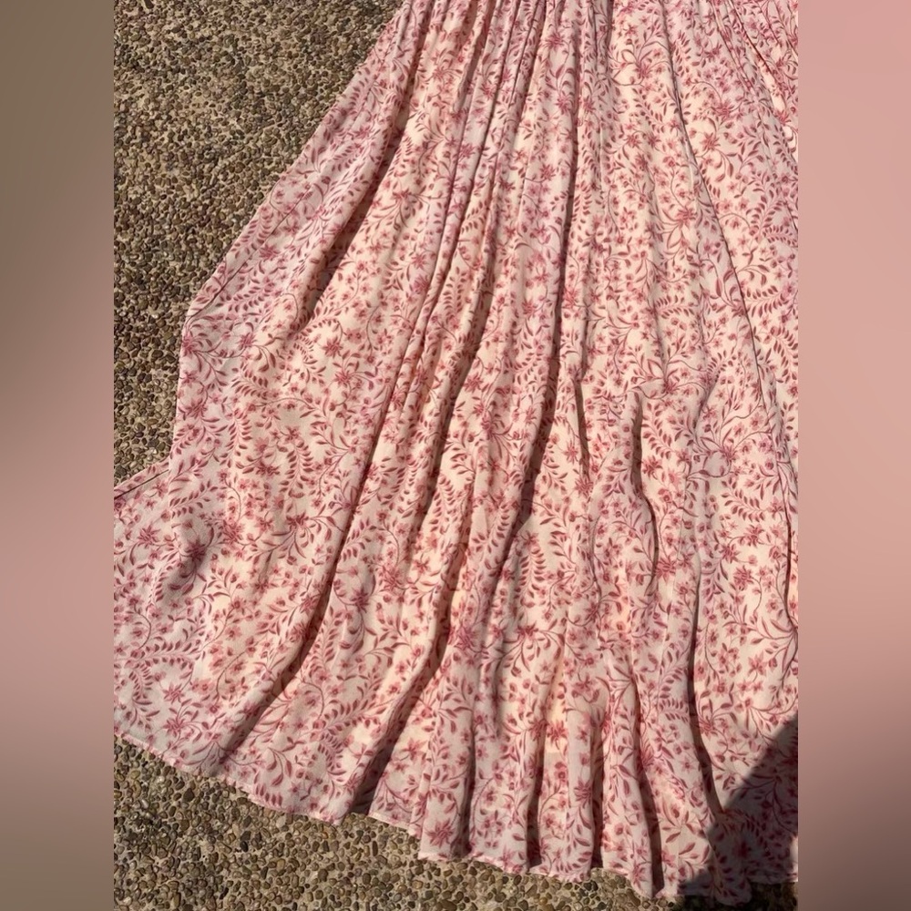 Reformation Maven Dress in Corrine Floral Pink Maxi Dress, 2 4 6 - Picture 10 of 14